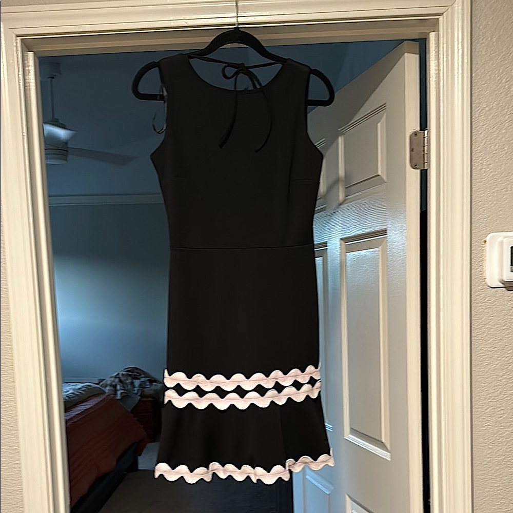 Elegant Black Dress with Accents